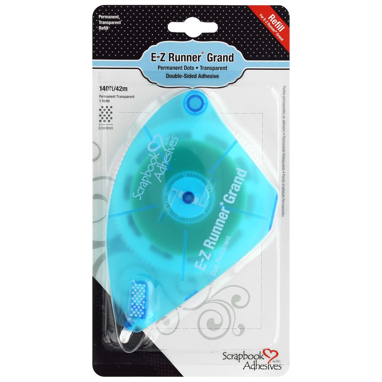 Scrapbook Adhesives by 3L&#xAE; E-Z Runner&#xAE; Blue Grand Permanent Dots Refill